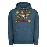 Pigment Midnight Navy cowboy christmas Urban Hoodie - MaliasSmallBusiness