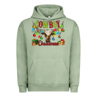 Pigment Oil Green cowboy christmas Urban Hoodie - MaliasSmallBusiness