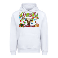 White cowboy christmas Urban Hoodie - MaliasSmallBusiness