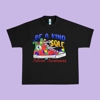 Urban Heavy Tee be a kind sole autism awareness