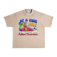 French Oak be a kind sole autism awareness Urban Heavy Tee - MaliasSmallBusiness
