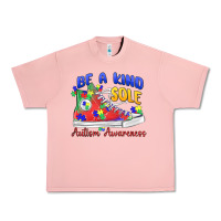 Salmon be a kind sole autism awareness Urban Heavy Tee - MaliasSmallBusiness
