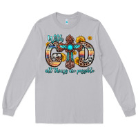 With God All Things Are Possible Cross Long Sleeve Tee | Teevron