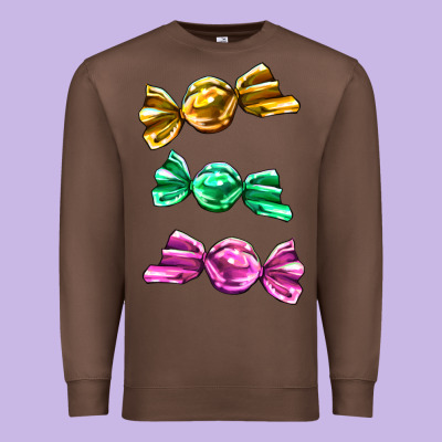 Colorful Candies Premium Sweatshirt Designed By Adodesignshop