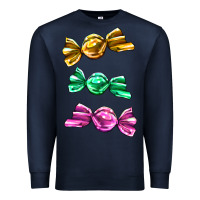 Navy colorful candies Premium Sweatshirt - AdoDesignShop