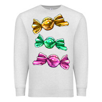 Oatmeal Heather colorful candies Premium Sweatshirt - AdoDesignShop