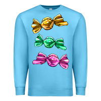 Ocean Blue colorful candies Premium Sweatshirt - AdoDesignShop
