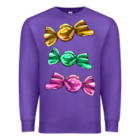 Purple colorful candies Premium Sweatshirt - AdoDesignShop