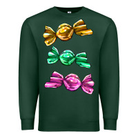 Sports Green colorful candies Premium Sweatshirt - AdoDesignShop
