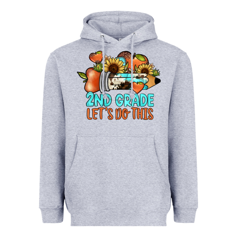 2nd Grade Let S Do This Heavyweight Hoodie by JahusDesignShop | Teevron