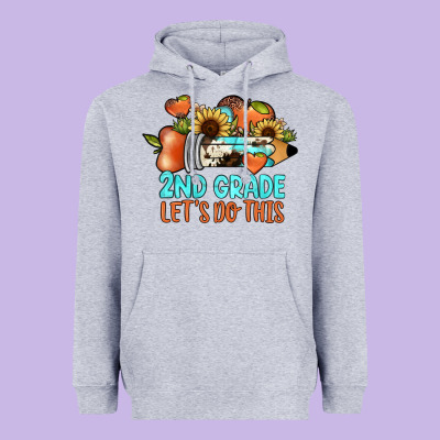 2nd Grade Let S Do This Heavyweight Hoodie Designed By Jahusdesignshop