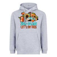 Heather Grey 2nd grade let s do this Heavyweight Hoodie - JahusDesignShop