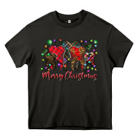 Asphalt merry Christmas teeth Heavy Core Tee - CowhideDigitalArt