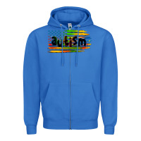 True Royal autism american flag Zipper Hoodie - Zillion Design Studio