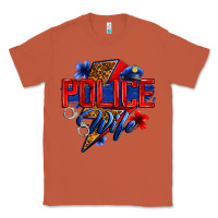 Copper police wife with lightning bolt Classic Tee - Zillion Design Studio