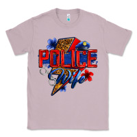 Lilac police wife with lightning bolt Classic Tee - Zillion Design Studio