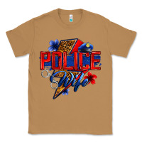 Toasted Coconut police wife with lightning bolt Classic Tee - Zillion Design Studio