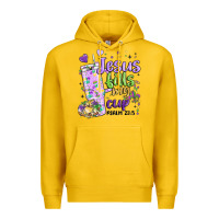 Lemon mardi gras jesus fills my cup Premium Hoodie - MaliasSmallBusiness