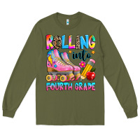 Army Green rolling into fourth grade Long Sleeve Tee - texasbilliewilder
