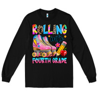 Black rolling into fourth grade Long Sleeve Tee - texasbilliewilder