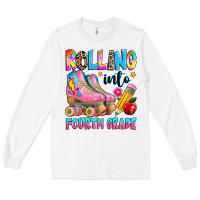 White rolling into fourth grade Long Sleeve Tee - texasbilliewilder