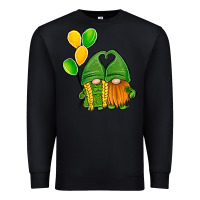 Black St Patrick's Day Gnomes Premium Sweatshirt - Jasminsmagicworld