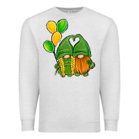 Oatmeal Heather St Patrick's Day Gnomes Premium Sweatshirt - Jasminsmagicworld