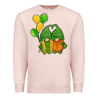 Pale Pink St Patrick's Day Gnomes Premium Sweatshirt - Jasminsmagicworld