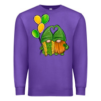 Purple St Patrick's Day Gnomes Premium Sweatshirt - Jasminsmagicworld
