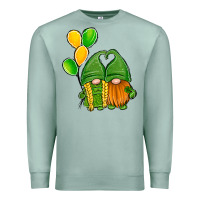 Seafoam St Patrick's Day Gnomes Premium Sweatshirt - Jasminsmagicworld