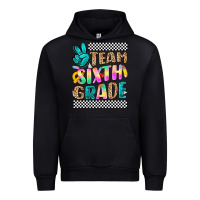 Black team sixth grade Urban Hoodie - NancyCooperArtShop