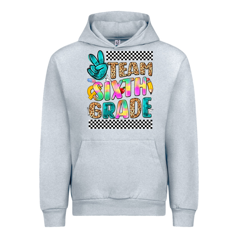 Team Sixth Grade Urban Hoodie by NancyCooperArtShop | Teevron