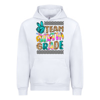 White team sixth grade Urban Hoodie - NancyCooperArtShop