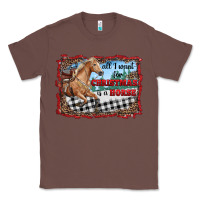Chestnut all i want for christmas is a horse  with farm Classic Tee - RanaPortraitStore