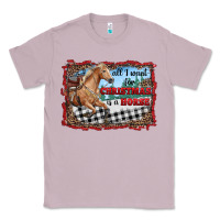 Lilac all i want for christmas is a horse  with farm Classic Tee - RanaPortraitStore