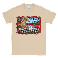 Mushroom all i want for christmas is a horse  with farm Classic Tee - RanaPortraitStore