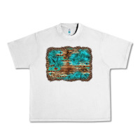 Lunar Rock western turquoise stone aztec tiger pattern background Urban Heavy Tee - Artiststas