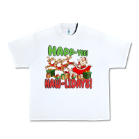 White happ yee haw lidays Urban Heavy Tee - MaliasSmallBusiness