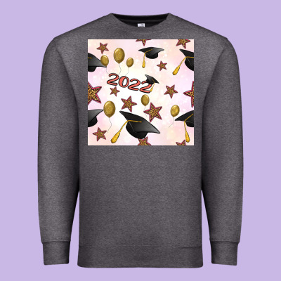 2022 To Graduation Seamless Pattern Premium Sweatshirt Designed By Bundleandbundleshop