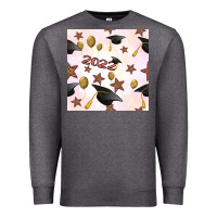Charcoal Heather 2022 to graduation seamless pattern Premium Sweatshirt - BundleAndBundleShop