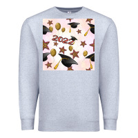 Heather Grey 2022 to graduation seamless pattern Premium Sweatshirt - BundleAndBundleShop