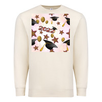 Sandshell 2022 to graduation seamless pattern Premium Sweatshirt - BundleAndBundleShop