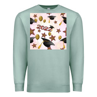 Seafoam 2022 to graduation seamless pattern Premium Sweatshirt - BundleAndBundleShop