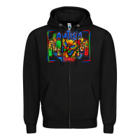 Black autism mom Zipper Hoodie - Zillion Design Studio