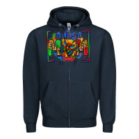 Navy autism mom Zipper Hoodie - Zillion Design Studio