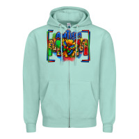 Seafoam autism mom Zipper Hoodie - Zillion Design Studio