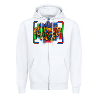 White autism mom Zipper Hoodie - Zillion Design Studio
