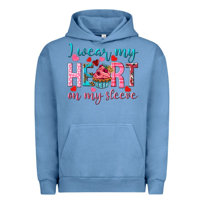 I Wear My Heart On My Sleeve Urban Hoodie by NancyCooperArtShop | Teevron