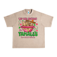French Oak tis the season for tamales tama la la la Urban Heavy Tee - MaliasSmallBusiness