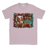 Lilac all i want for christmas is a cow longhorn Classic Tee - RanaPortraitStore